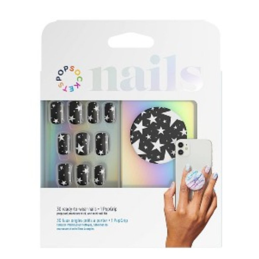 PopSockets - Nails + PopGrip - Starry Skies